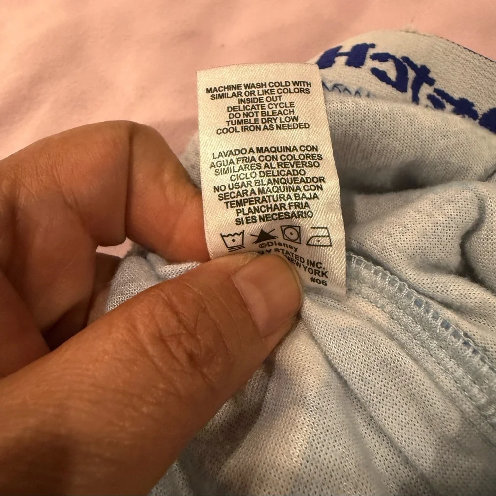 Disney Lilo & Stitch Blue Pajama Bottoms - Picture 7 of 10